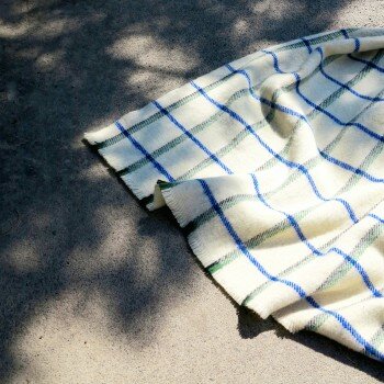 Couverture radieuse verte