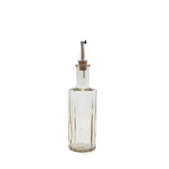 Olive oil bottle clear